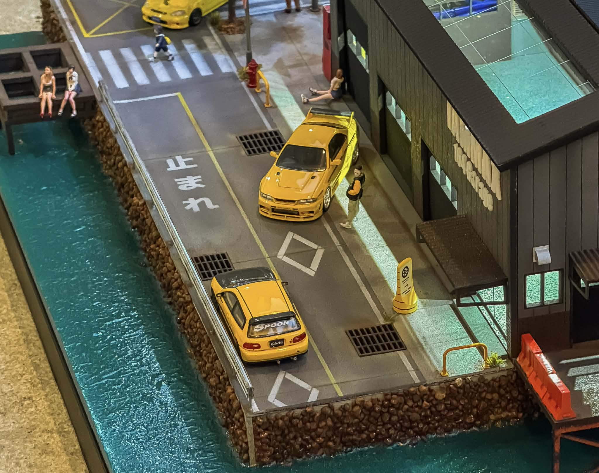 Diorama  Seaside warehouse scale 1:64