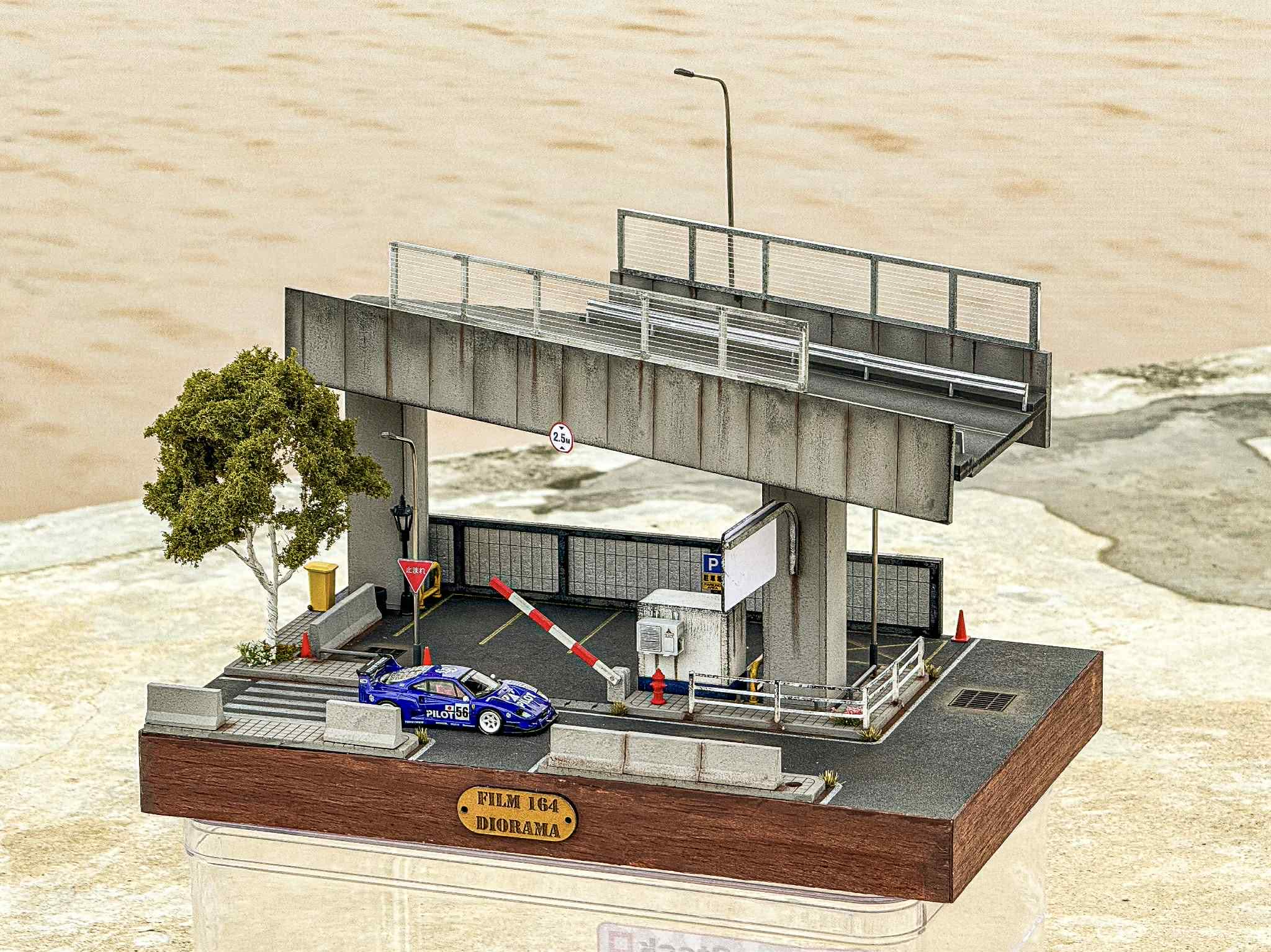 Diorama Japanese expressways scale 1:64
