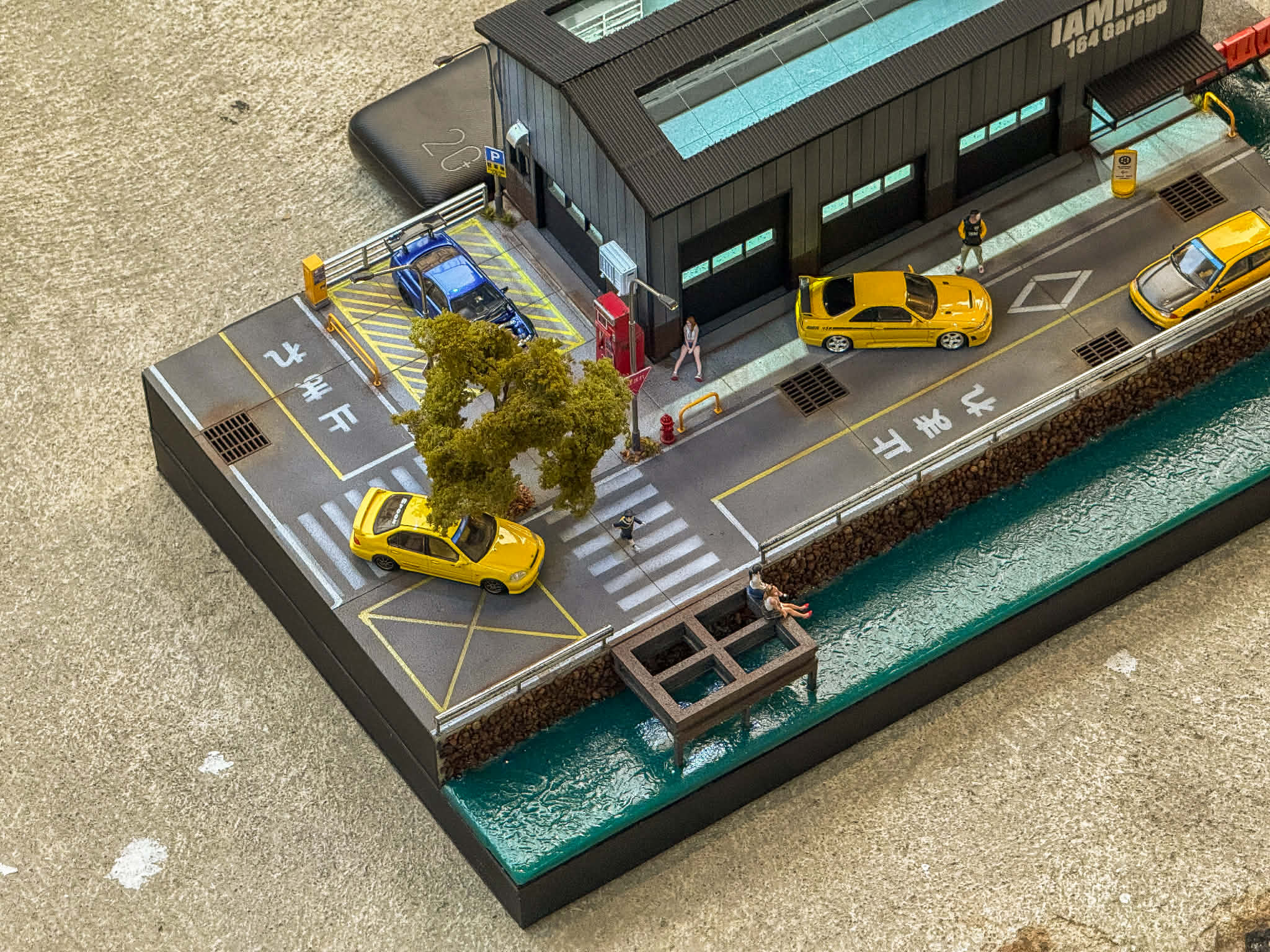 Diorama  Seaside warehouse scale 1:64