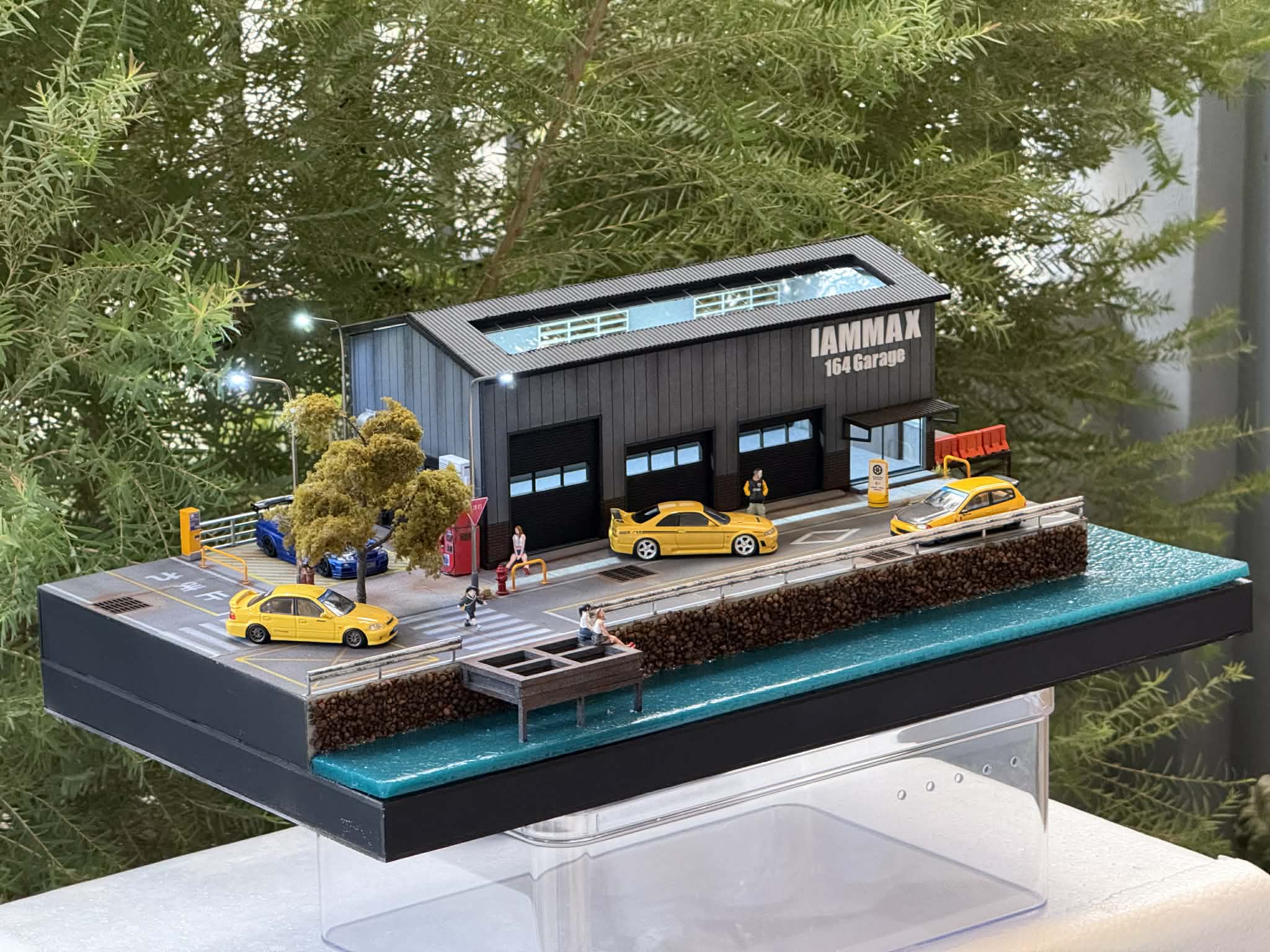 Diorama  Seaside warehouse scale 1:64