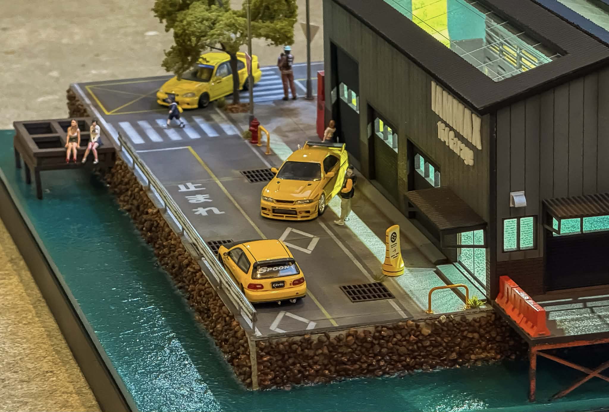 Diorama  Seaside warehouse scale 1:64