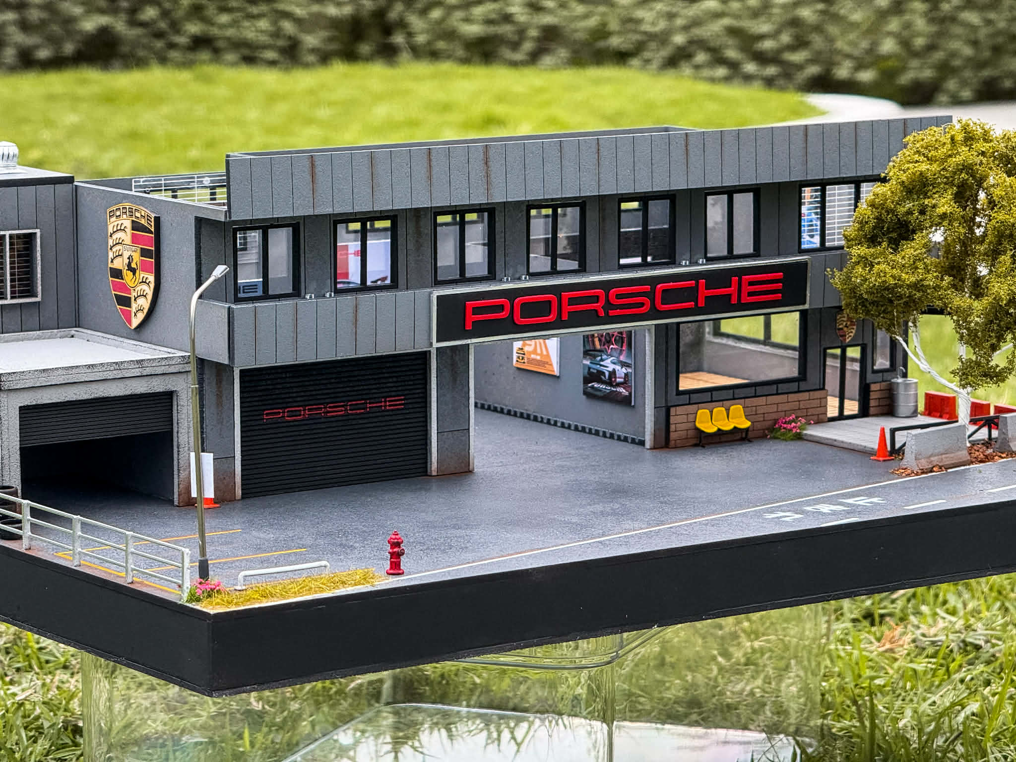 Diorama PORSCHE scale 1:64