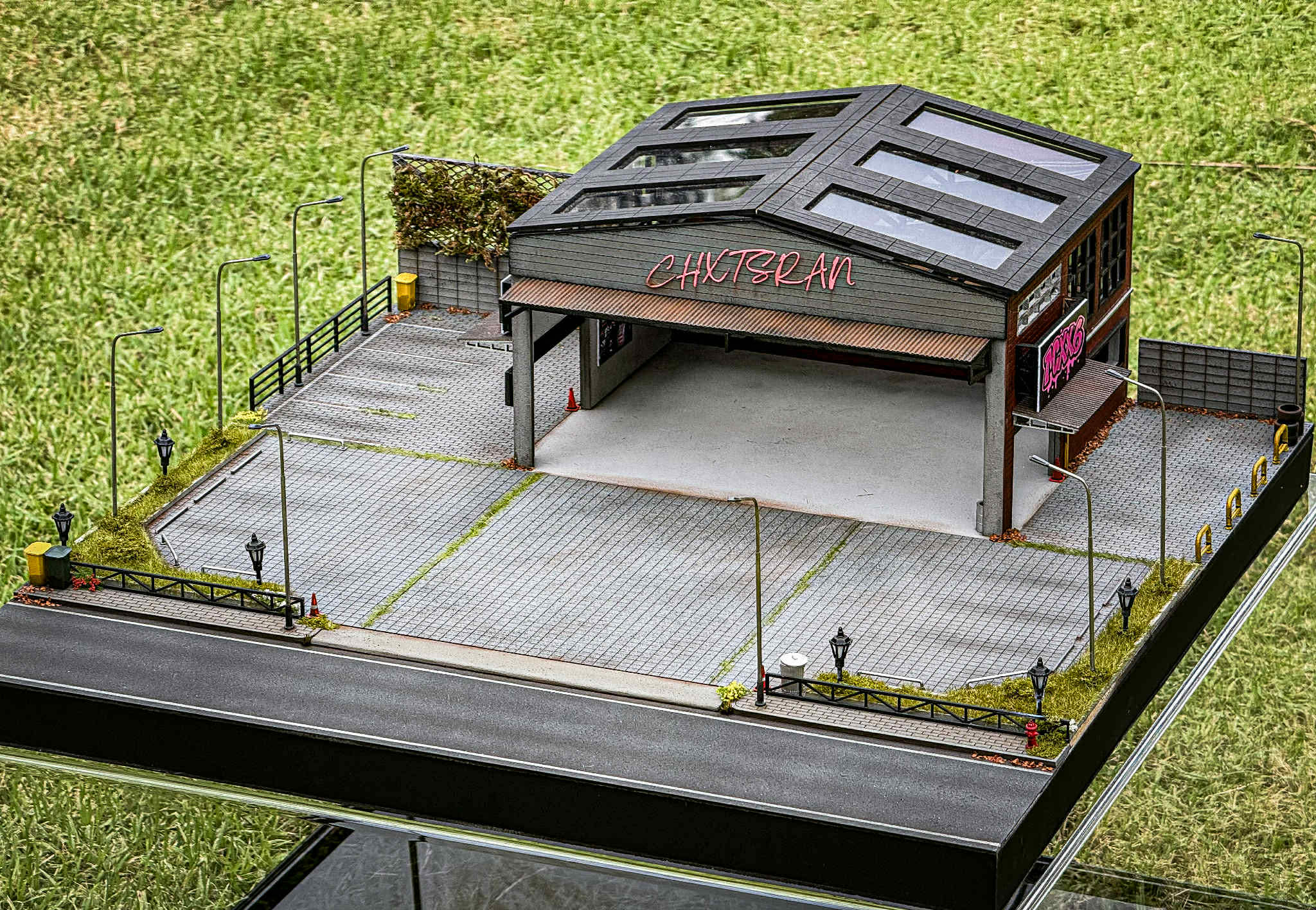 Diorama Old warehouse scale 1:64