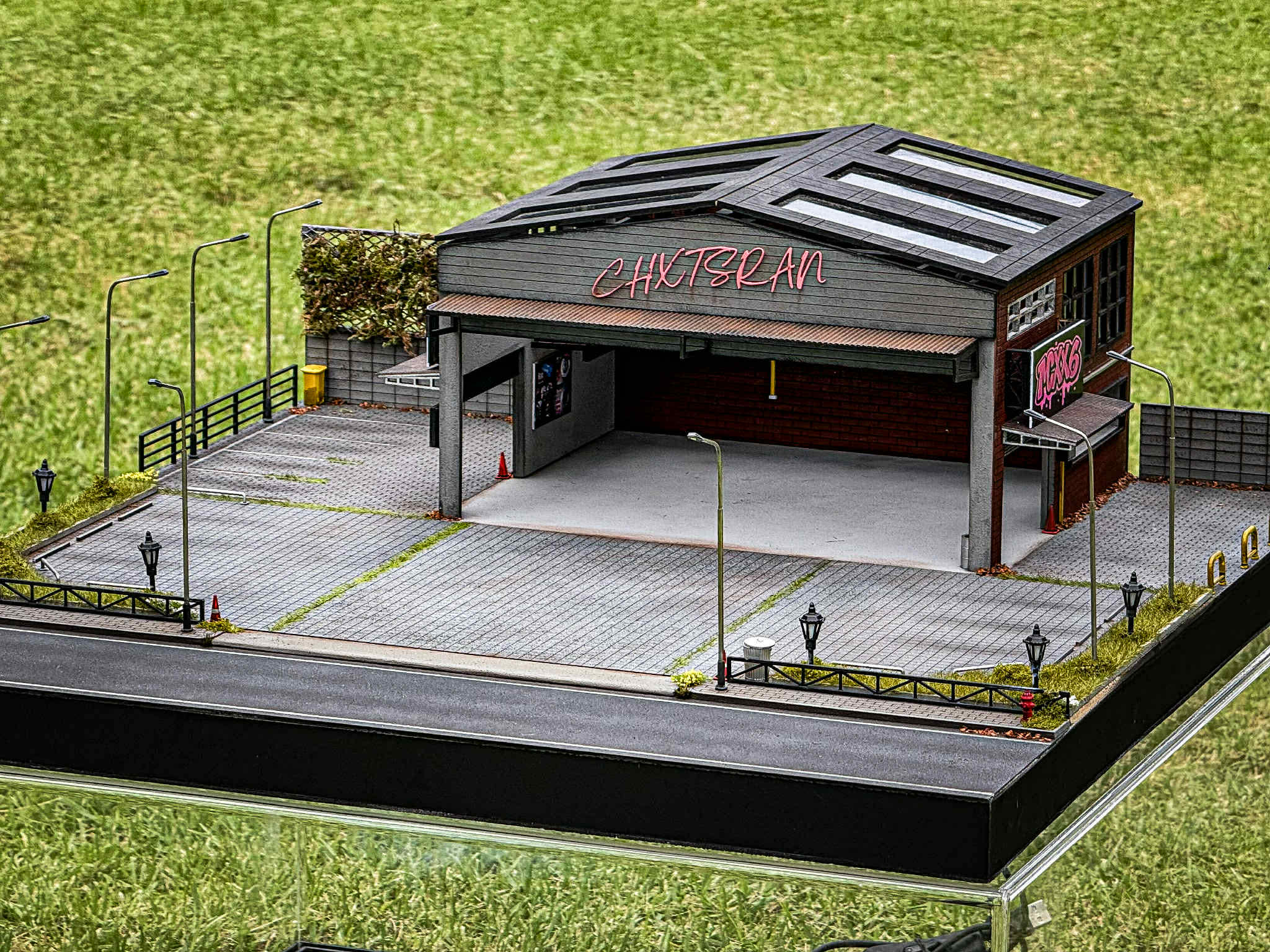 Diorama Old warehouse scale 1:64