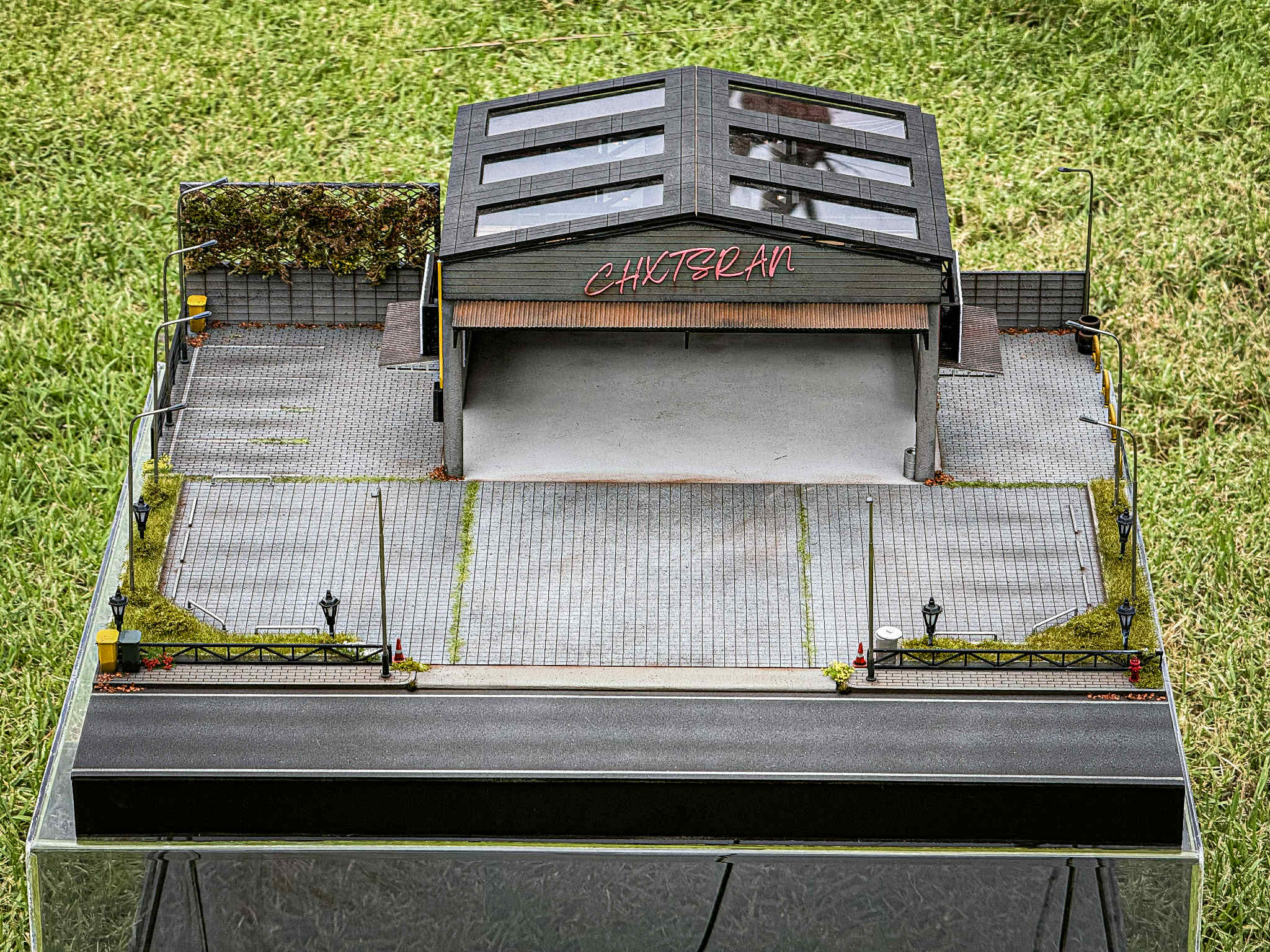 Diorama Old warehouse scale 1:64