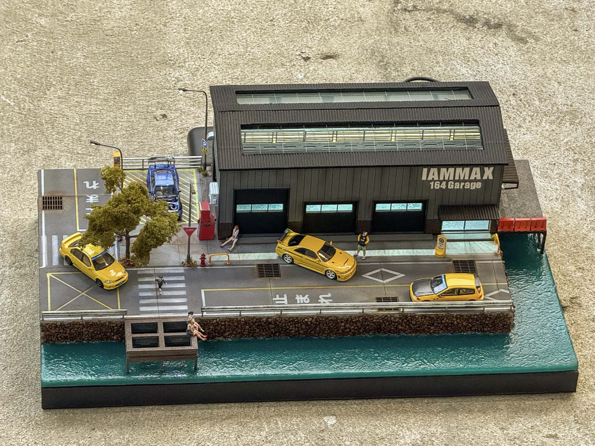 Diorama  Seaside warehouse scale 1:64