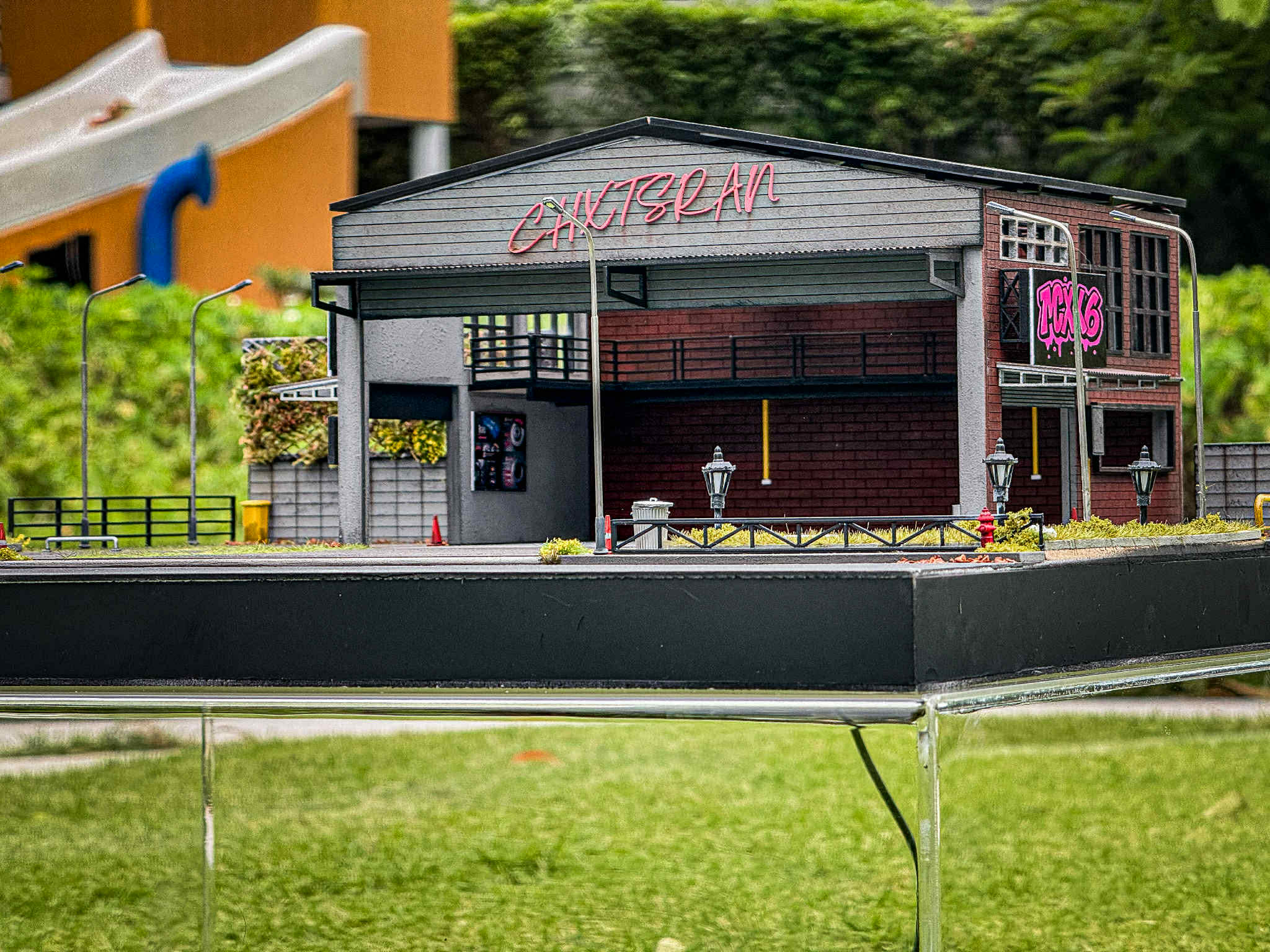 Diorama Old warehouse scale 1:64