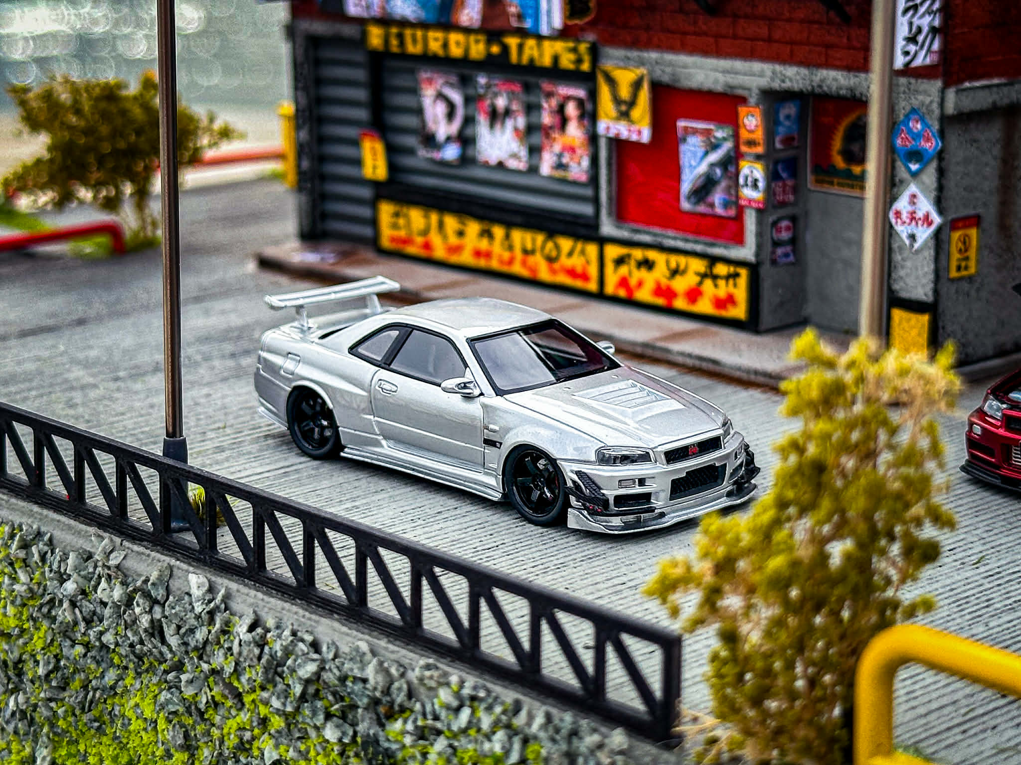 Diorama Racing City scale 1:64